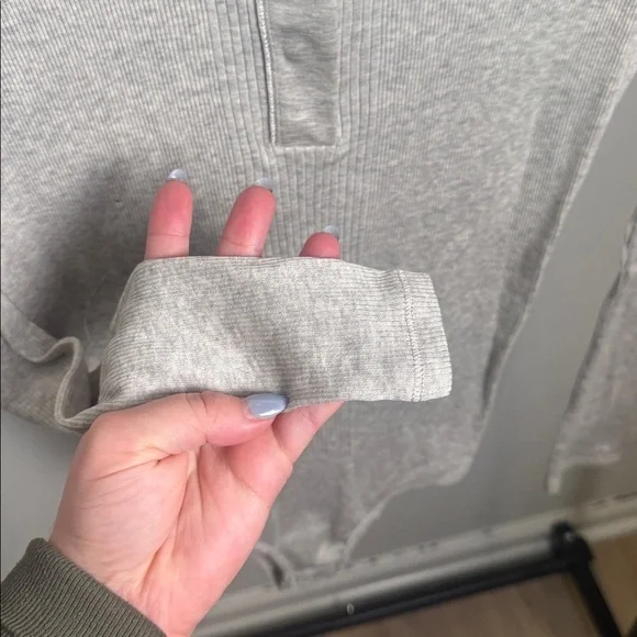 Loulou Studio Arro Ribbed Mélange Cotton Ribbed Long Sleeve Bodysuit Size Small - Picture 4 of 8